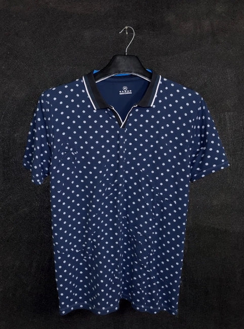 Polka Drip Polo (Black)
